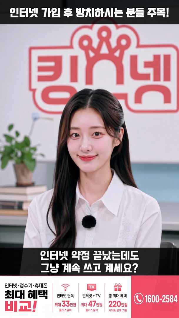 킹스넷 인터넷 가입 혜택 홍보 영상